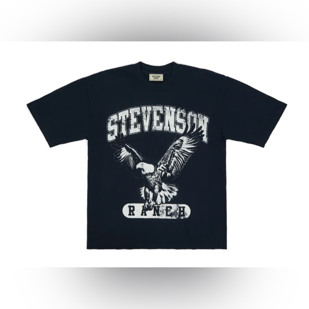 Allegiance Crop Tee (Navy) - Size L